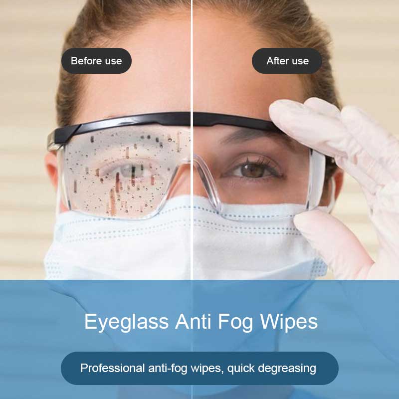 OEM Eyeglasses Anti-Fog Wipes Cleaning Cloths, Lens Wipes for All Electronic Screens