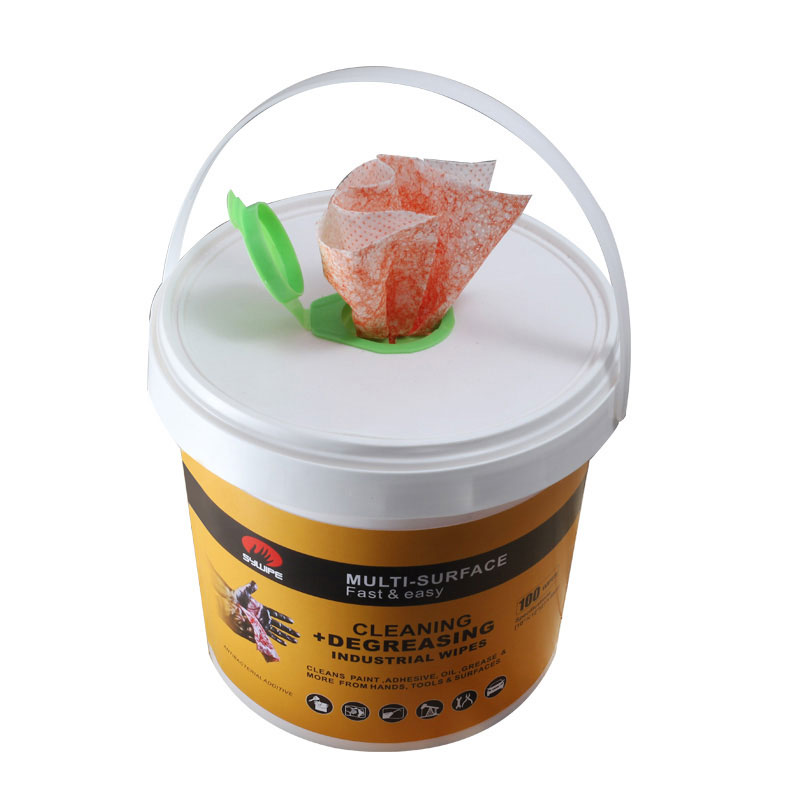 Industrial Hand Cleaning Wipes Heavy Duty 150 Per Canister