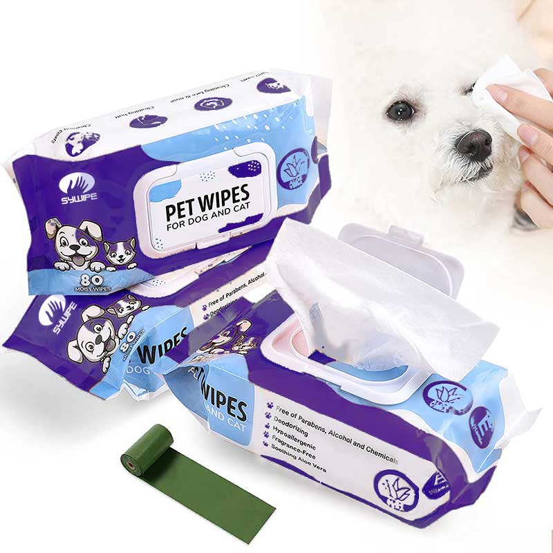Dog Pet Wipes Deodorizing Cat Bath Wipes Manufacturers