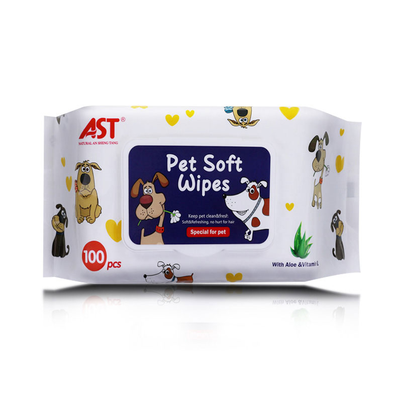 Best Pet Wipes for Dogs & Cats 100 Pcs Antibacterial Dog Wipes