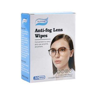 OEM Individually Wrapped Anti-Fog Lens Cleaning Wipes for Eyeglasses